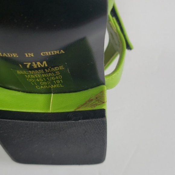 Pierre Dumas Women sandals Lime Green - Picture 7 of 14